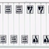 Tichy Train Group 8263 - Miscellaneous Road Signs #2 - 16 Pcs - HO Scale -Woodland Scenics Sale ttg8263 03486.1645224188