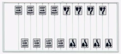 Tichy Train Group 8263 - Miscellaneous Road Signs #2 - 16 Pcs - HO Scale