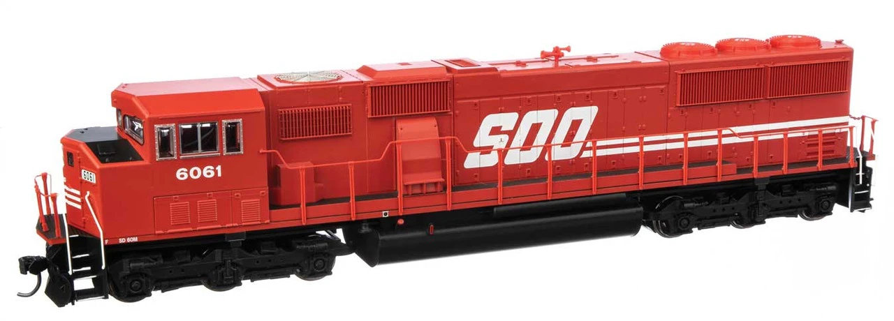 Walthers Mainline 910-10322 - EMD SD60M "TRICLOPS" Soo Line (SOO) 6061 - HO Scale 3 Walthers Mainline 910-10322 - EMD SD60M "TRICLOPS" Soo Line (SOO) 6061 - HO Scale