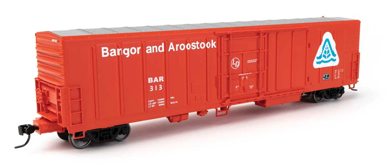 Walthers Mainline 910-3977 - 57' Mechanical Reefer Bangor & Aroostook (BAR) 313 - HO Scale 3 Walthers Mainline 910-3977 - 57' Mechanical Reefer Bangor & Aroostook (BAR) 313 - HO Scale
