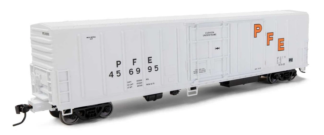 Walthers Mainline 910-3983 - 57' Mechanical Reefer Pacific Fruit Express (PFE) 456995 - HO Scale 3 Walthers Mainline 910-3983 - 57' Mechanical Reefer Pacific Fruit Express (PFE) 456995 - HO Scale