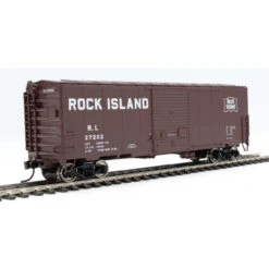 Walthers Mainline 910-45043 - 40' ACF Modernized Welded Boxcar W/8' Youngstown Door Rock Island (RI) 27202 - HO Scale