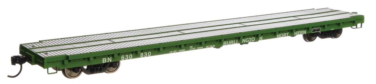 Walthers Mainline 910-5389 - 60' Pullman-Standard Flatcar Burlington Northern (BN) 630830 - HO Scale 3 Walthers Mainline 910-5389 - 60' Pullman-Standard Flatcar Burlington Northern (BN) 630830 - HO Scale