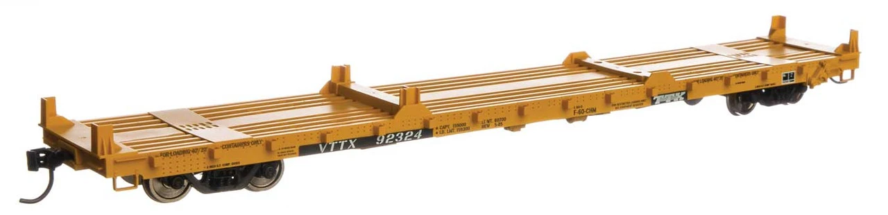 Walthers Mainline 910-5421 - 60' Pullman-Standard Flatcar VTTX 92324 - HO Scale 3 Walthers Mainline 910-5421 - 60' Pullman-Standard Flatcar VTTX 92324 - HO Scale