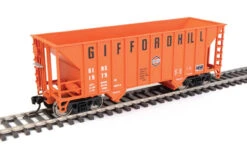 Walthers Mainline 910-56602 - 34' 100-Ton 2-Bay Hopper Gifford Hill (GIHX) 1575 - HO Scale