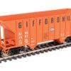 Walthers Mainline 910-56603 - 34' 100-Ton 2-Bay Hopper Gifford Hill (GIHX) 1587 - HO Scale -Woodland Scenics Sale wal910 56603 01630.1677457751