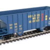 Walthers Mainline 910-56605 - 34' 100-Ton 2-Bay Hopper Golden West Service (GVSR) 629567 - HO Scale -Woodland Scenics Sale wal910 56605 34309.1677457755