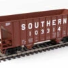 Walthers Mainline 910-56621 - 34' 100-Ton 2-Bay Hopper Southern (SOU) 103314 - HO Scale -Woodland Scenics Sale wal910 56621 03703.1677457788
