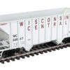 Walthers Mainline 910-56635 - 34' 100-Ton 2-Bay Hopper Wisconsin Central (WC) 34047 - HO Scale -Woodland Scenics Sale wal910 56635 12255.1677457818