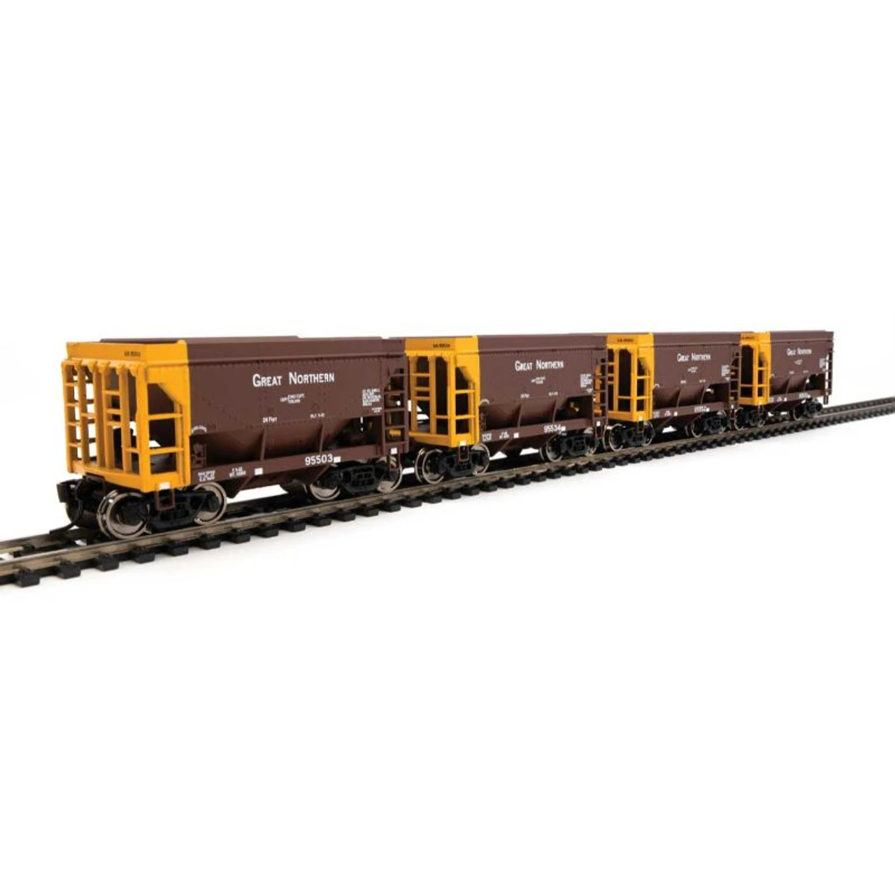 Walthers Mainline 910-58078 - 24' Taconite Ore Car 4-Pack Great Northern (GN) 95503, 95534, 95552, 95570 - HO Scale 3 Walthers Mainline 910-58078 - 24' Taconite Ore Car 4-Pack Great Northern (GN) 95503, 95534, 95552, 95570 - HO Scale