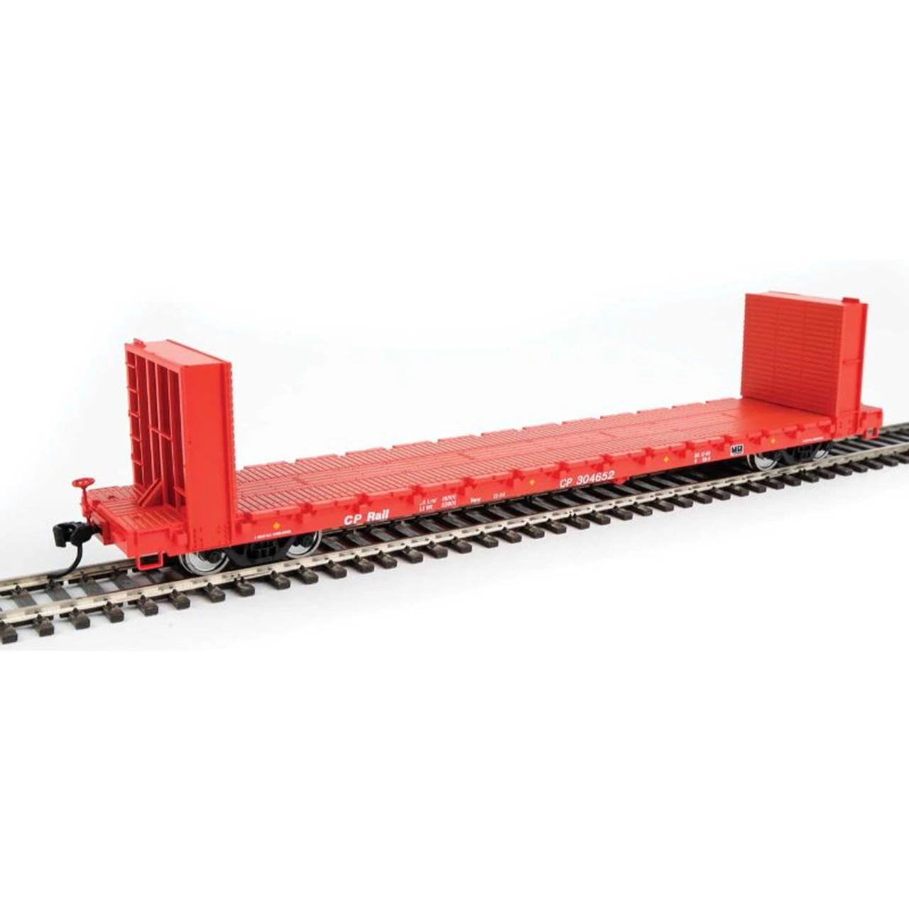 Walthers Mainline 910-5869 - 60' P-S Bulkhead Flatcar Canadian Pacific (CP) 304652 - HO Scale 3 Walthers Mainline 910-5869 - 60' P-S Bulkhead Flatcar Canadian Pacific (CP) 304652 - HO Scale