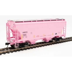 Walthers Mainline 910-7583 - 39' Trinity 3281 2-Bay Covered Hopper Halliburton (HWCX) 7997 - HO Scale