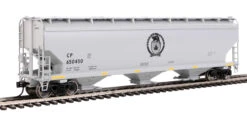 Walthers Mainline 910-7722 - 60' NSC 5150 3-Bay Covered Hopper Canadian Pacific (CP) 650450 - HO Scale