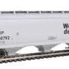 Walthers Mainline 910-7736 - 60' NSC 5150 3-Bay Covered Hopper Union Pacific (UP) 90792 - HO Scale -Woodland Scenics Sale wal910 7736 30576.1685036126