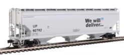 Walthers Mainline 910-7736 - 60' NSC 5150 3-Bay Covered Hopper Union Pacific (UP) 90792 - HO Scale