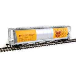 Walthers Mainline 910-7844 - 59' Cylindrical Hopper Canadian Wheat Board (CNWX) 106343 - HO Scale