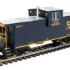 Walthers Mainline 910-8710 - International Extended Wide-Vision Caboose Chesapeake & Ohio (C&O) 903202 - HO Scale -Woodland Scenics Sale wal910 8710 33370.1684127981