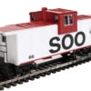 Walthers Mainline 910-8720 - International Extended Wide-Vision Caboose Soo Line (SOO) 66 - HO Scale -Woodland Scenics Sale wal910 8720 54512.1684128020