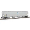 Walthers Proto 920-105841 - 67' Trinity 6351 4-Bay Covered Hopper - Ready To Run -- Archer-Daniels-Midland (gray, Leaf Logo, Yellow Conspicuity Stripes) Archer-Daniels-Midland (ADMX) 63469 - HO Scale -Woodland Scenics Sale wal920 105841 85109.1660250631