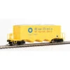 Walthers Proto 920-106017 - 40' Ortner 100-Ton Open Aggregate Hopper Blue Circle Cement (WBCX) 73006 - HO Scale -Woodland Scenics Sale wal920 106017 29838.1671850946