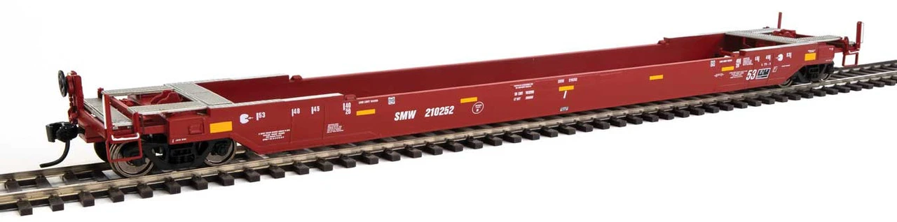 Walthers Proto 920-109041 - Gunderson Rebuilt All-Purpose 53' Well Car St. Mary's West (SMW) 210252 - HO Scale 3 Walthers Proto 920-109041 - Gunderson Rebuilt All-Purpose 53' Well Car St. Mary's West (SMW) 210252 - HO Scale