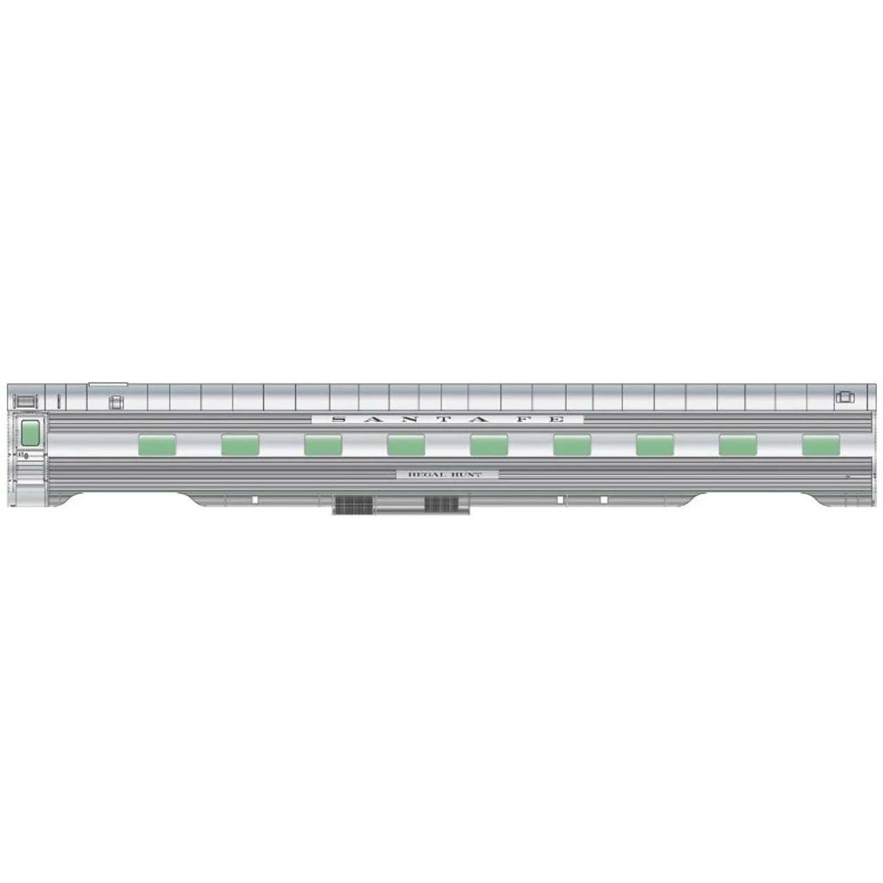 Walthers Proto 920-15252 - 85' Pullman-Standard 4-4-2 Sleeper Atchison, Topeka And Santa Fe (ATSF) Regal Lane - HO Scale 3 Walthers Proto 920-15252 - 85' Pullman-Standard 4-4-2 Sleeper Atchison, Topeka And Santa Fe (ATSF) Regal Lane - HO Scale