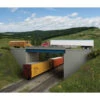 Walthers Cornerstone 933-4565 - Modern Steel And Concrete Highway Overpass With Pipe Railings - HO Scale -Woodland Scenics Sale wal933 4565 43109.1645224555