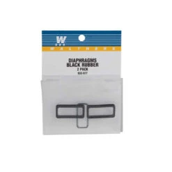 Walthers Cornerstone 933-977 - Black Rubber Diaphragms - Pair - HO Scale
