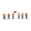 Walthers SceneMaster 949-6067 - Six Railroad Track Workers - HO Scale -Woodland Scenics Sale wal949 6067 24800.1645224605