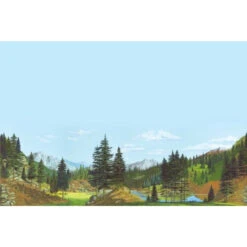 Walthers SceneMaster 949-702 - Instant Horizons - Tall Timber - Background Scene 24 X 36" - Multi Scale