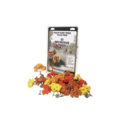 Woodland Scenics 1576 - Ready Made Trees Value Pack - 23 Deciduous Trees - Fall Colors -