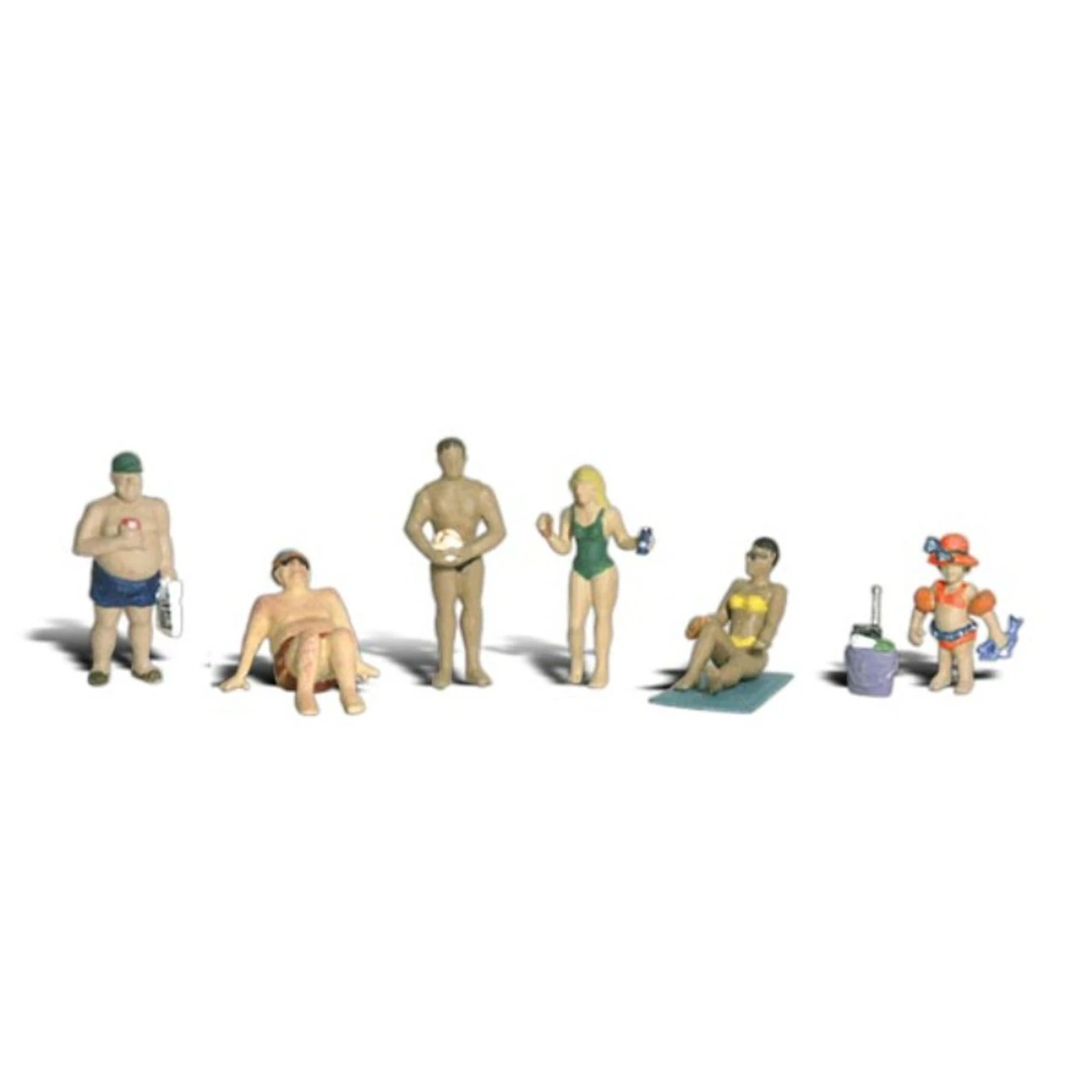 Woodland Scenics #1853 - Sun Bathers - HO Scale 3 Woodland Scenics #1853 - Sun Bathers - HO Scale