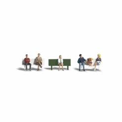 Woodland Scenics #1861 - Bus Stop People - HO Scale