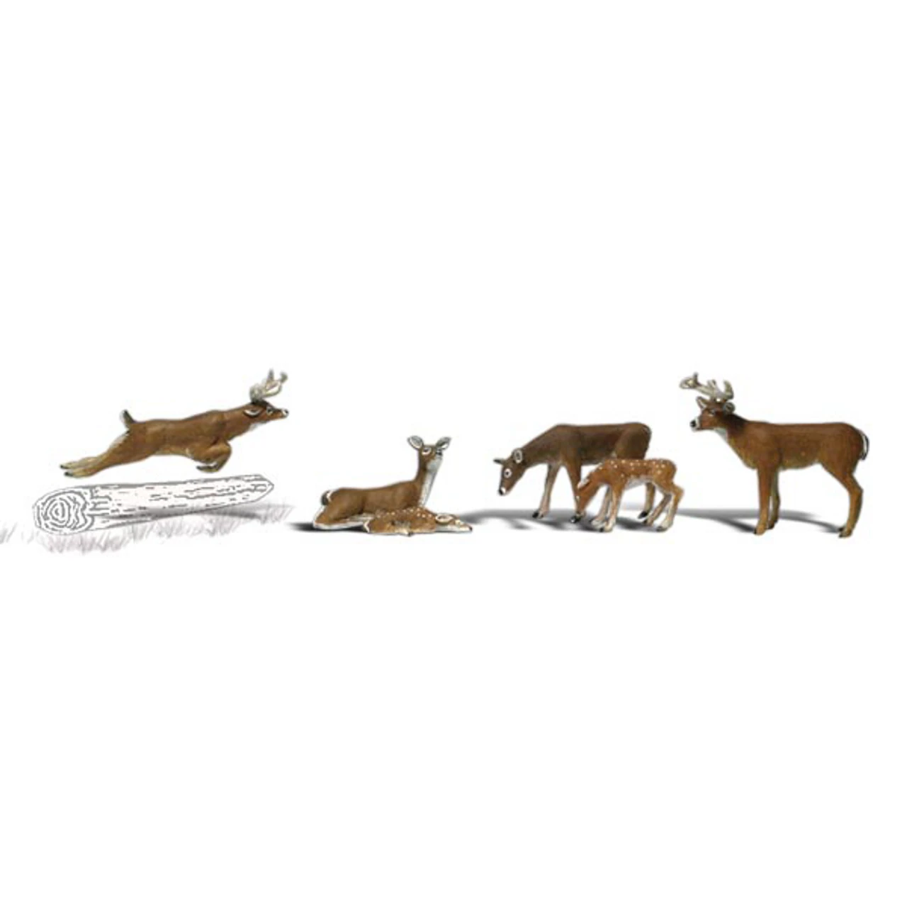 Woodland Scenics #1884 - Deer - HO Scale 3 Woodland Scenics #1884 - Deer - HO Scale