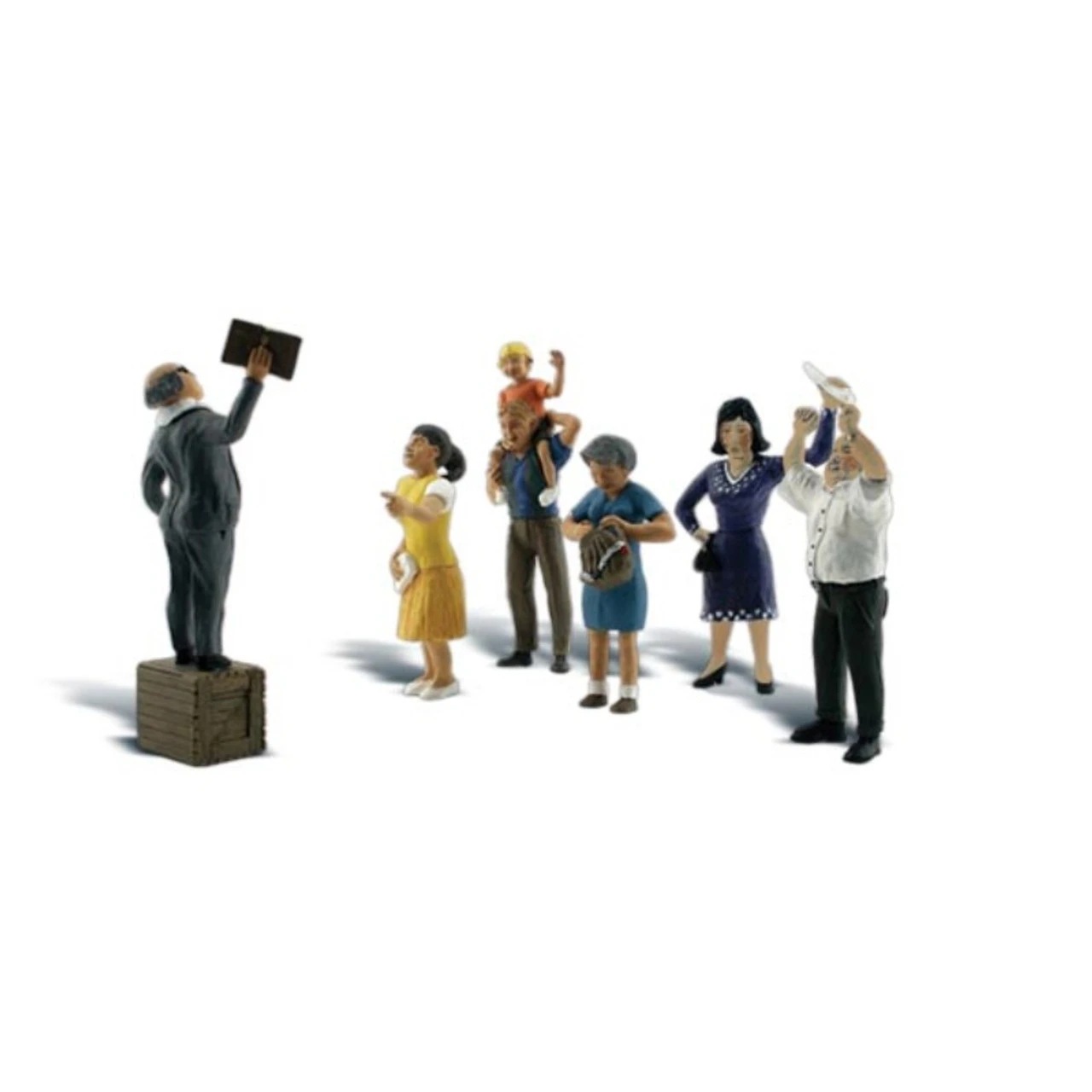 Woodland Scenics #1925 - Sermon On The Crate - HO Scale 3 Woodland Scenics #1925 - Sermon On The Crate - HO Scale