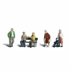 Woodland Scenics #2201 - Senior Citizens - N Scale