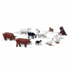 Woodland Scenics #2202 - Barnyard Animals - N Scale