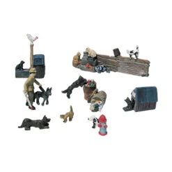 Woodland Scenics #226 - Cats And Dogs - HO Scale Kit