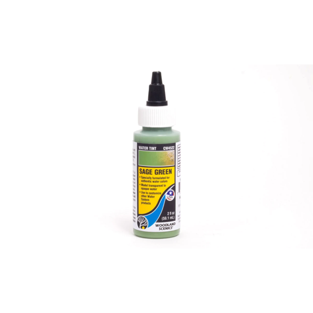 Woodland Scenics #4522 - Water Tint - Sage Green 3 Woodland Scenics #4522 - Water Tint - Sage Green