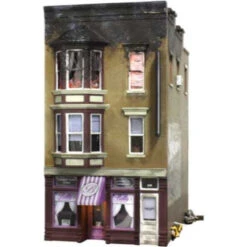 Woodland Scenics 5051 - Betty's Burning Building - HO Scale