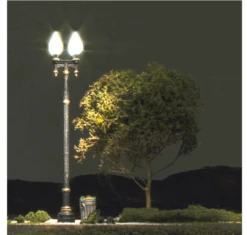 Woodland Scenics 5640 - N Scale Double Lamp Post Street Lights